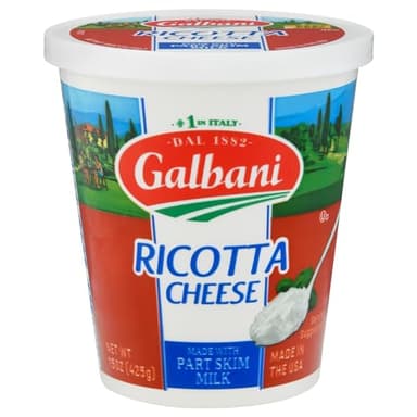 Galbani Ricotta Cheese, made with Part Skim Milk, 15 oz