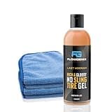 Flowgenix Tire Shine Gel Coating and Dressing (8oz) - High Gloss Wheel Tire Shine for Cars - No-Sling Anti-Stick Protection, Works on Rubber, Plastic, Vinyl - Incl 2 Microfiber Towels