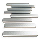 8Pcs Steel Plates for Weighted Vest for Workout, Loading Leg and Hand Guards, Easily Change for Strength Training Running Jogging Cardio, Rustproof Steel Plate Adjustable