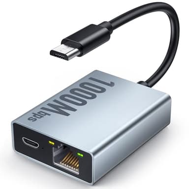 ELECTOP 1000 Mbps Ethernet Adapter for Fire TV Stick, Micro USB to RJ45 Gigabit Ethernet Network Adapter Compatible with 4K Fire Stick, Chromecast Google Home Mini and More Streaming TV Sticks