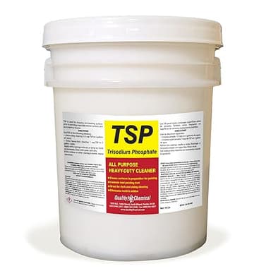 Quality Chemical Trisodium Phosphate (TSP) - TSP Cleaner and Degreaser - Heavy Duty Cleaner for Kitchen Cabinets, Cabinet Cleaner Degreaser, Cabinet Degreaser - 40 lb. Pail