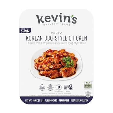 Kevin’s Natural Foods, Korean BBQ-Style Chicken Entree, 16 Ounces