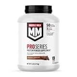 Muscle Milk Pro Series Protein Powder Supplement, Knockout Chocolate, 5 Pound, 28 Servings, 50g Protein, 3g Sugar, 20 Vitamins & Minerals, NSF Certified for Sport, Workout Recovery