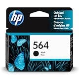 HP 564 Black Ink Cartridge | Works with DeskJet 3500; OfficeJet 4620; PhotoSmart B8550, C6300, D5400, D7560, 5510, 5520, 6510, 6520, 7510, 7520, Plus, Premium, eStation Series | CB316WN