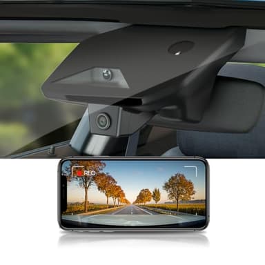 Fitcamx 4K Dash Cam Suitable for Jeep Grand Cherokee L 2023-2025 4XE (HD2-0513), OEM Factory Look, 2160P UHD Video, Built-in WiFi & APP, Loop Recording, Gravity Sensor, Easy to Install, 64GB Card