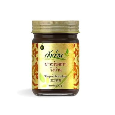 Wangwan Thai Balm - Natural Relief Balm for Massage, Back, Neck, Knee, Shoulder, Foot - 100G (3.52 OZ)