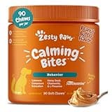 Zesty Paws Calming Chews for Dogs Composure & Relaxation for Everyday Stress & Separation Peanut Butter 90 Count