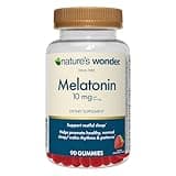 Nature's Wonder Drug-Free Melatonin 10 mg Gummies for Adult Sleep Health, 100% Drug Free Sleep aid, Promote Healthy Sleep and Wake Rhythm and Patterns, 45 Day Supply, 90 Count