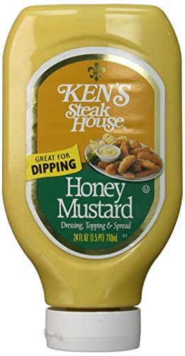 Ken's Steak House Topping and Spread with Squeezable Honey Mustard Dressing, 24 Fluid Ounce