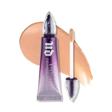 Urban Decay Anti-Aging Eyeshadow Primer Potion - Nude Eye Primer for Crease-Resistant & Long-Lasting Eye Makeup, Improves Look of Fine Lines & Texture, Smooths & Preps Eyelid Base, Vegan - 0.33 fl oz
