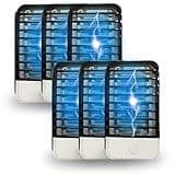 Bug Zapper Plug in Indoor, Mosquito Repellent Electronic Bug Light, Fly Trap Pest Control Gnat Moth Insect for Home Patio House Kitchen Garage Office Backyard (6 Packs)