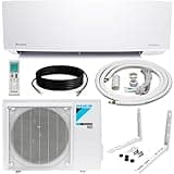 Daikin 18,000 BTU 18 SEER2 Entra R32 Series Ductless Mini Split Heat Pump System w/Maxwell All-Inclusive 15’ Installation Kit and Wall Mounting Bracket (230V)