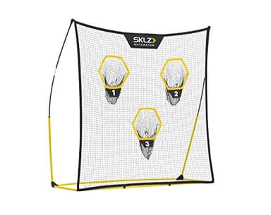 SKLZ Quickster Portable Football Training Net for Quarterback Passing Accuracy (7x7 Feet)