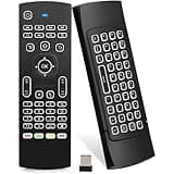 [Updated] FeBite MX3 Pro 2.4G Kodi Remote with Backlit Mini Wireless Keyboard Mouse Air Control for Android Smart TV Box IPTV HTPC Mini PC Compatible with Windows iOS MAC Linux PS3 Xbox One 360