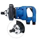 INPANOLS 1 Inch Air Impact Wrench, High Torque Pneumatic Impact Wrench with D Handle, Torque Output Up to 2100 ft lb