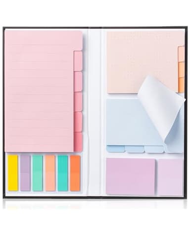 Mr. Pen- Sticky Notes Set, 410 Pack, Pastel Macaron Divider Sticky Notes, Planner Sticky Note Dividers Tabs