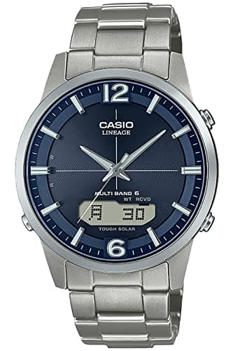 Casio LCW-M170TD-2AJF [Solar Radio Clock Lineage] Titanium Band Watch Imported from Japan Jan 2023 Model Silver/Navy