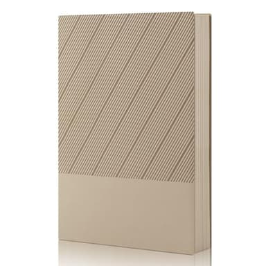 BOBO RABBIT Softcover Lined Journal Notebook 348 Pages Lay-Flat Bound Soft Leather Journaling Notebook for for Writing Work School Office Note Taking, 5.75"x8.31" Khaki