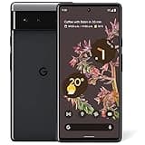 Google Pixel 6 5G, US Version, 128GB, Stormy Black - Unlocked (Renewed)