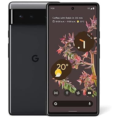Google Pixel 6 5G, US Version, 256GB, Stormy Black - Unlocked (Renewed)