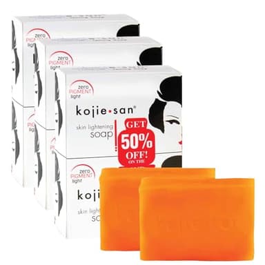 Kojie San Skin Lightening Soap 135g LARGE (6-Pack)