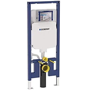 Geberit G111597001 Geberit Duofix 0.8/1.28 GPF Carrier and Concealed Tank for Wall-Hung Toilets 2x4