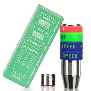 Big Crazy Golf Swing Speed Trainer Adjustable, Golf Training Equipment Three Weight Configuration Options, Golf Tempo Training Aids Connect Your Golf Clubs for Taylormade