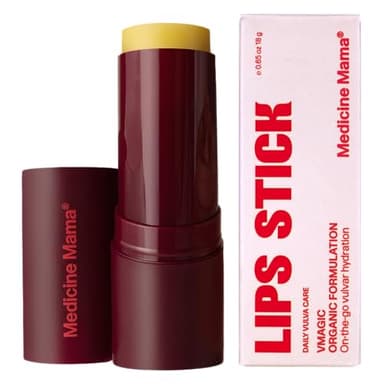 VMAGIC by Medicine Mama Lips Stick – Travel Size Organic Vulva Balm – Relieves Feminine Dryness, Itching, Burning, Redness, Irritation – Hormone Free – 15 ml