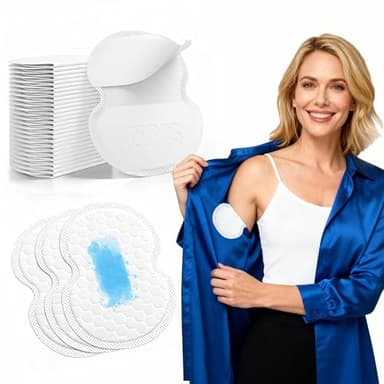 ANKEXIN Armpit Sweat Pads, 120 PCS Underarm Sweat Pads for Women and Men, Disposable Clothing Liners for Stain Prevention, Ultra Absorbent & Breathable, Secure Adhesion for Shirts