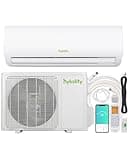 Wifi Enabled 18,000 BTU Mini Split Air Conditioner & Heater, 19 SEER2 230V Split AC Unit Ductless Inverter System with Heat Pump, Installation Kits - Cools Rooms up to 1250 Sq.Ft