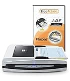 Plustek PL4080 - High Speed Versatile Scanner, Flatbed + ADF All in one. with 50 Sheet Document Feeder and A4 Size Flatbed scan Special Design Suit for Multi Folded documents.