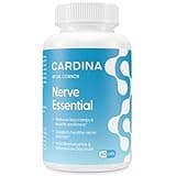 Cardina Magnesium Glycinate Supplements with Benfotiamine, Vitamin B6, B12, D3-60 Capsules - Non-GMO Nerve Support Calf, Leg Cramp Pills - Vegan, Gluten Free Magnesium Supplement for Women and Men