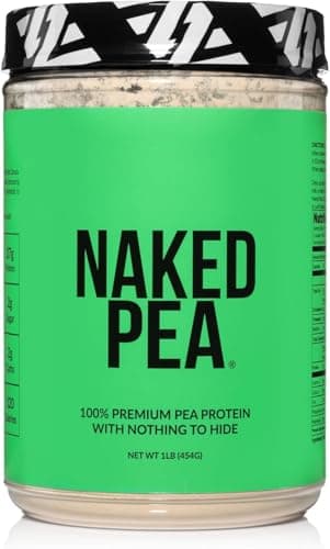 NAKED Pea - Pea Protein Isolate - Plant Based, Vegetarian & Vegan Protein. NSF Certified, Easy to Digest, Non-GMO, No Lactose, No Soy and Gluten Free - 15 Servings