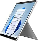 Surface Pro X 13-inch Touchscreen 128GB SSD - Microsoft SQ1-8GB RAM (Wi-Fi + Cellular 4G LTE, Windows 11 Home, Platinum) E4K-00001 2021 (Renewed)