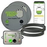 Mopeka Pro Check Bundle - 2 Pro Check Sensors, 1 LED Display, 2 Tank Halos - Wireless Propane Gauge for your Dual RV Tanks - Monitor Propane Levels Inside your RV on the LED Display or App