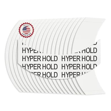 Sunshine Tape Hyper Hold Hairpiece Wig Tape (72 Pieces) | CC Curve | Made in USA | Double Sided Adhesive Tape for Toupee Lace Front Wig | Ultra Hold Waterproof Strips