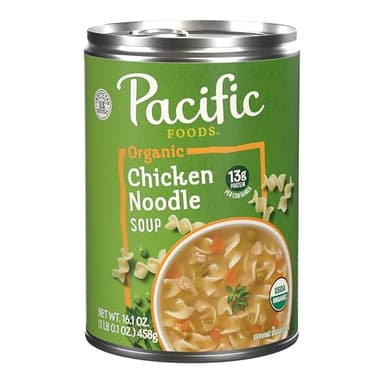 Pacific Foods, Soup Chicken Noodle Organic, 16.1 Ounce