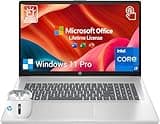 HP 17 Touchscreen Laptop Computer, 17.3 Inch HD+ Touch Screen Business PC, Core i7, 32GB RAM, 1TB SSD, Windows 11 Pro, Lifetime Microsoft Office, 10-Key Numeric Backlit Keyboard, HDMI, Webcam