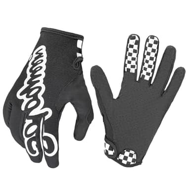 SOLO QUEEN Sim-Racing Gloves for Steering Wheel Simulators (Black,L)