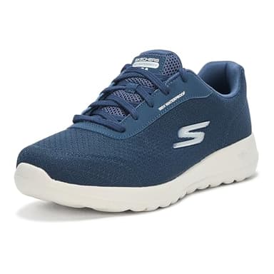 Skechers Women's Go Walk Joy Sareh Waterproof Sneaker, Navy, 8.5