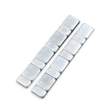 F FIERCE CYCLE 2.1oz Adhesive Back Wheel Balance Weights Strips for Motorcycle 124 x 18mm 2pcs