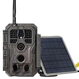 GardePro E8P WiFi Rechargeable Trail Camera and SP300 Solar Panel Bundle