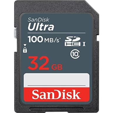 SanDisk 32GB Ultra 100MBs SDHC Memory Card