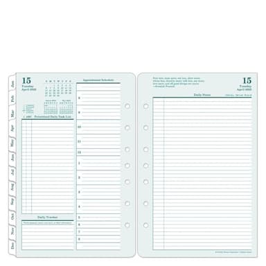 FranklinCovey - Original Two Page Per Day Ring-Bound Planner (Jan 2026 - Dec 2026, Classic)