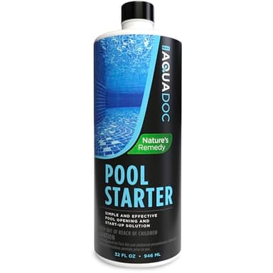 Pool Opening Chemical - 32oz for up to 30,000 gallons - Pool Starter Kit for Above Ground & Inground Pools - AquaDoc Pool Chemicals Made in USA