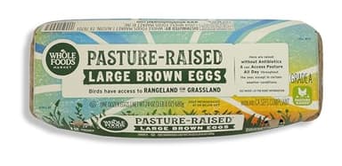 WHOLE FOODS MARKET Pasture Large Brown Grade A Eggs 12 Count, 12 CT