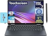 HP Spectre x360 AI Powered 2-in-1 Laptop 14.0" Touchscreen OLED 2.8K Display (Intel Ultra 7-155H, 32GB LPDDR5X, 512GB SSD, Active Pen, Backlit KB, Win 11 Home Advanced) w/DKZ USB Port Expander