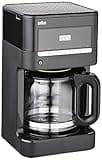 Braun Brew Sense 12 cup Drip Coffee Maker, Black, KF7000BK