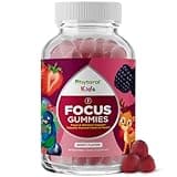 Phytoral Vegan Kids Focus Gummies - Potent Chewable Brain Support for Children - Enhances Concentration & Memory - Calming Supplements & Focus Gummies for Kids - Non-GMO & Gluten-Free - 60 Count