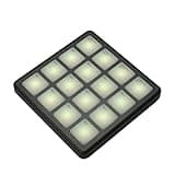 M-VAVE SMC PAD Pocket Bluetooth MIDI Pad Controller 16 Pads - Wireless/Wired USB-C, Velocity Sensitive, DAW Compatible with Ableton/FL Studio/iOS/Android/PC/MAC, Portable with Built-in Battery (Black)
